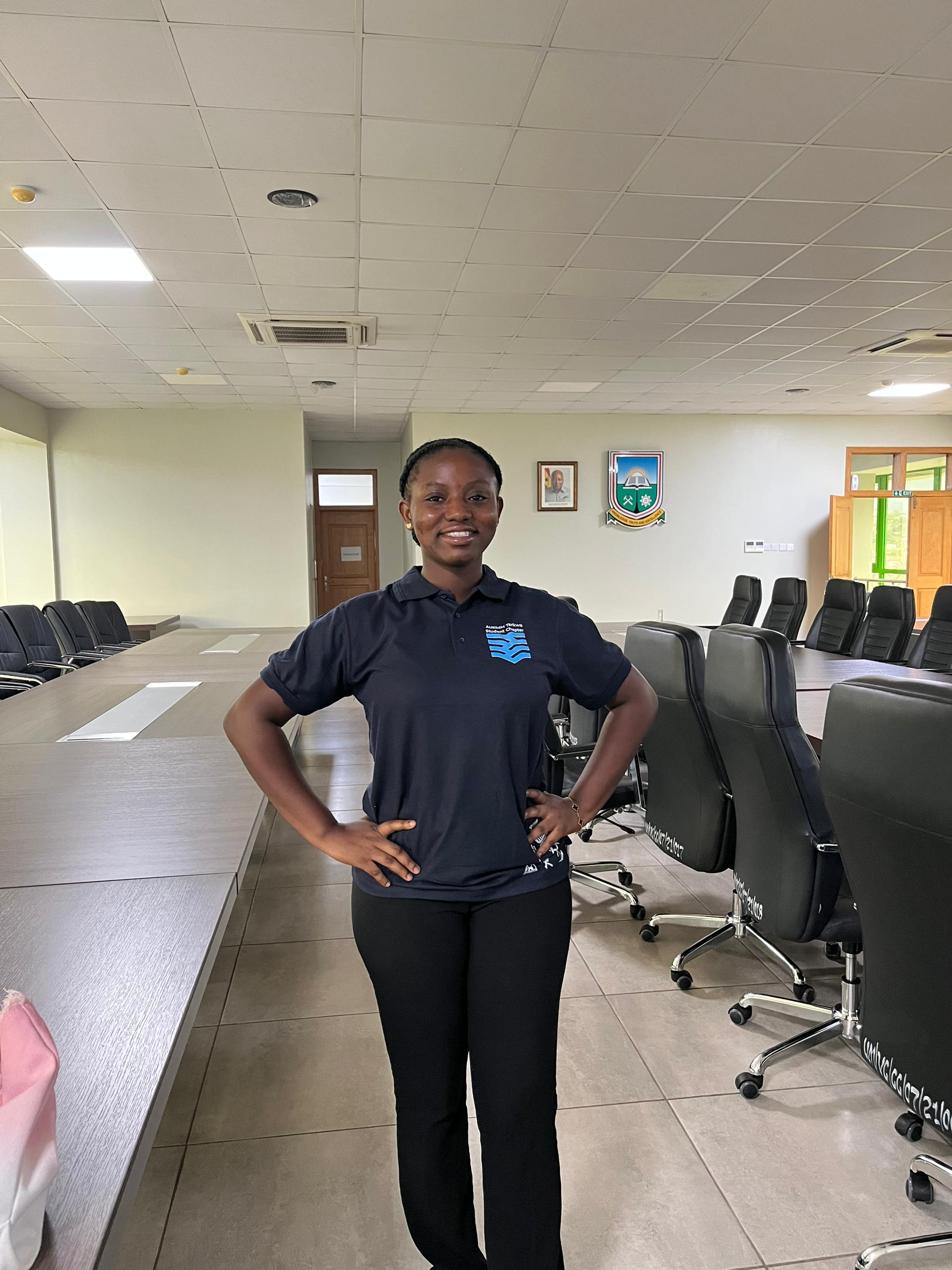 Odenkey Margaret Abiokor in a meeting room