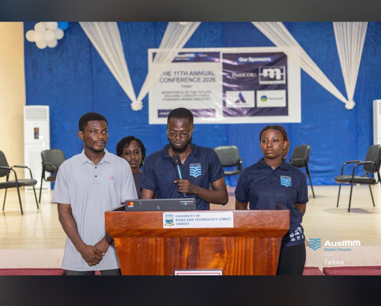 AusIMM Tarkwa Student Chapter conference setting